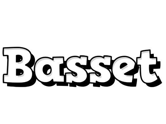 Basset snowing logo