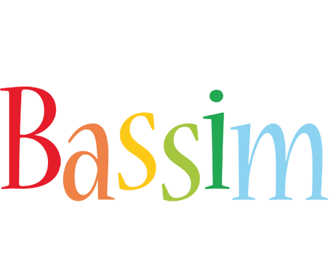 Bassim birthday logo
