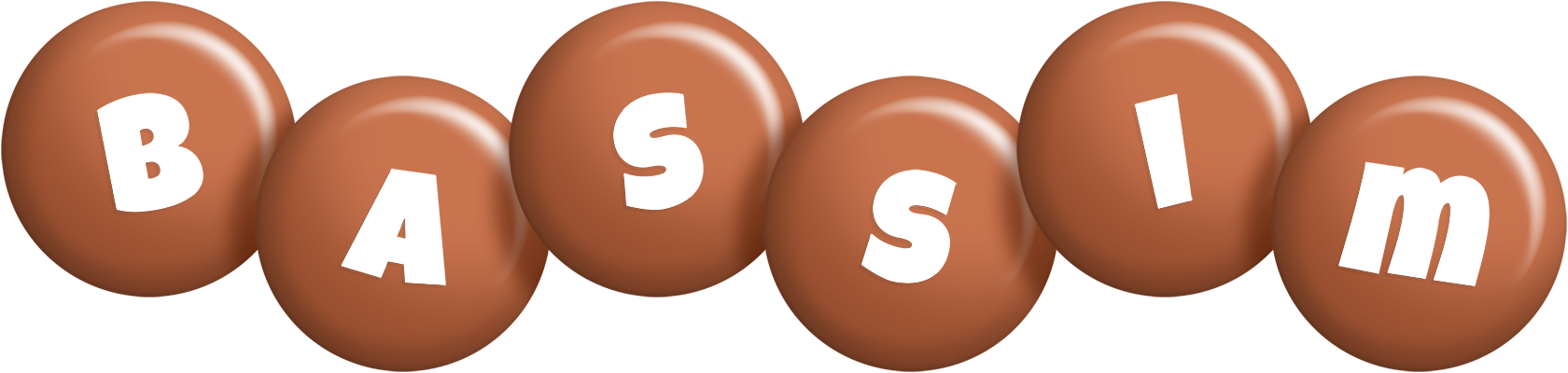 Bassim candy-brown logo