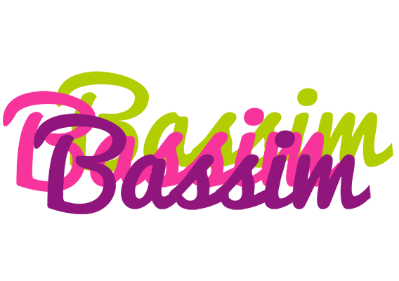 Bassim flowers logo