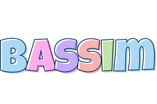 Bassim pastel logo