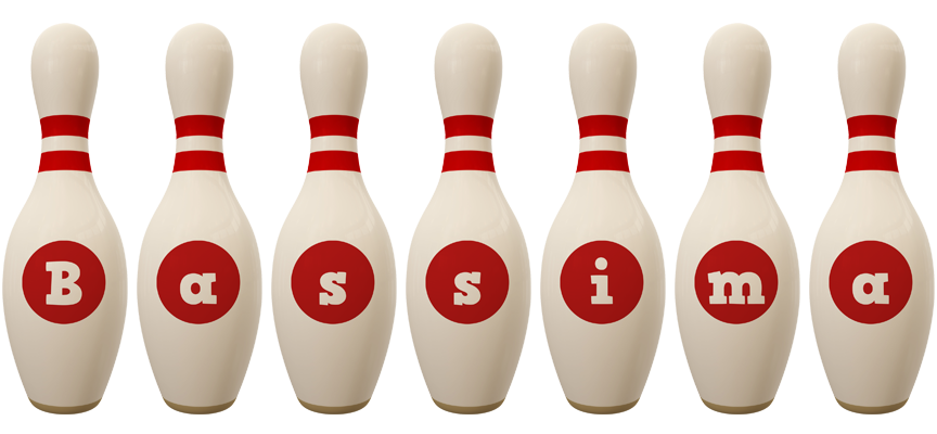 Bassima bowling-pin logo