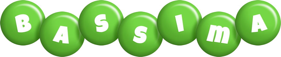 Bassima candy-green logo