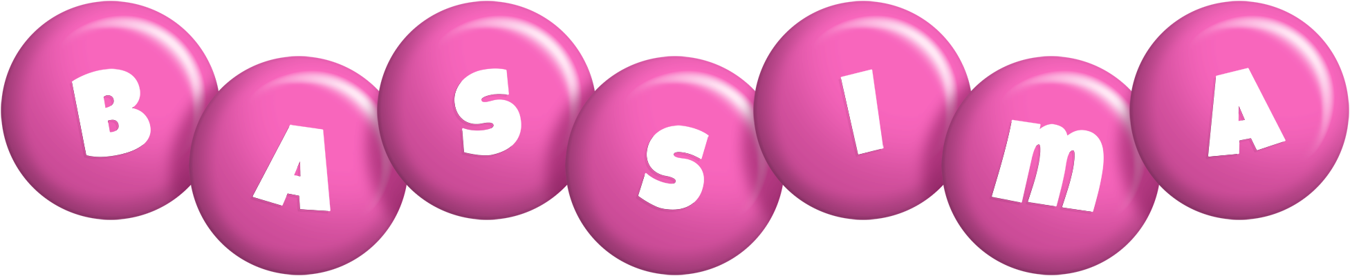 Bassima candy-pink logo