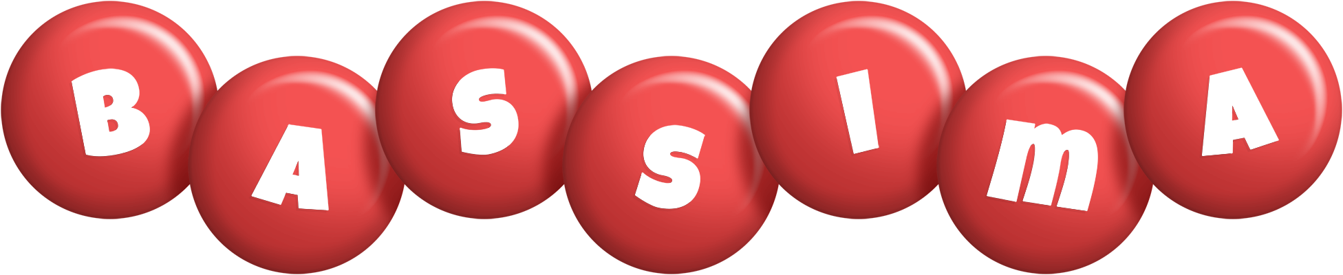 Bassima candy-red logo