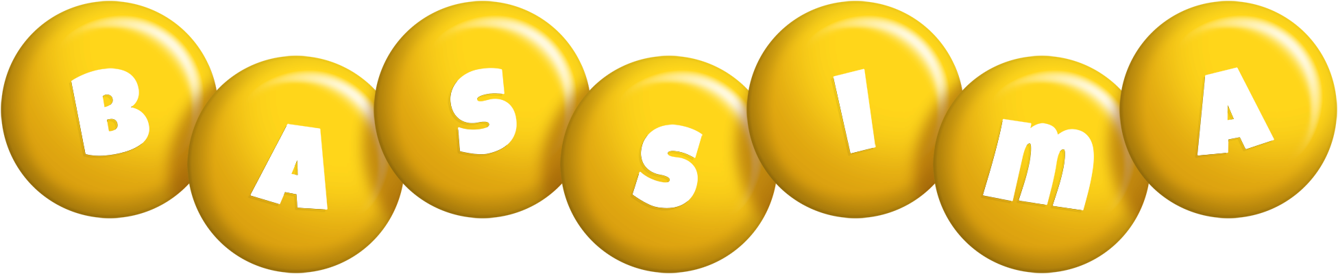 Bassima candy-yellow logo