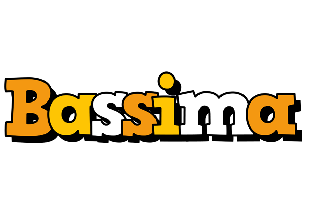 Bassima cartoon logo