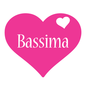 Bassima love-heart logo