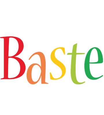 Baste birthday logo