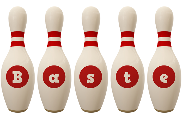 Baste bowling-pin logo