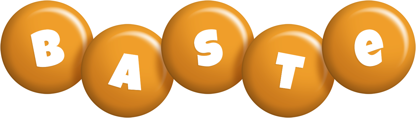 Baste candy-orange logo