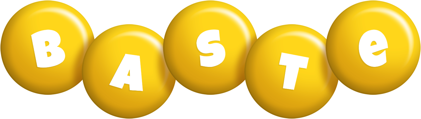 Baste candy-yellow logo