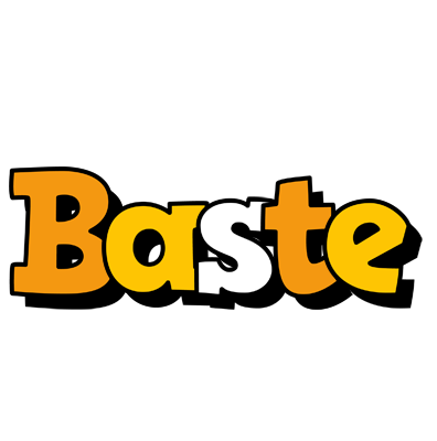 Baste cartoon logo
