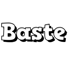 Baste snowing logo