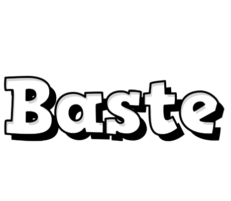 Baste snowing logo