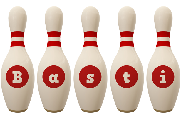 Basti bowling-pin logo