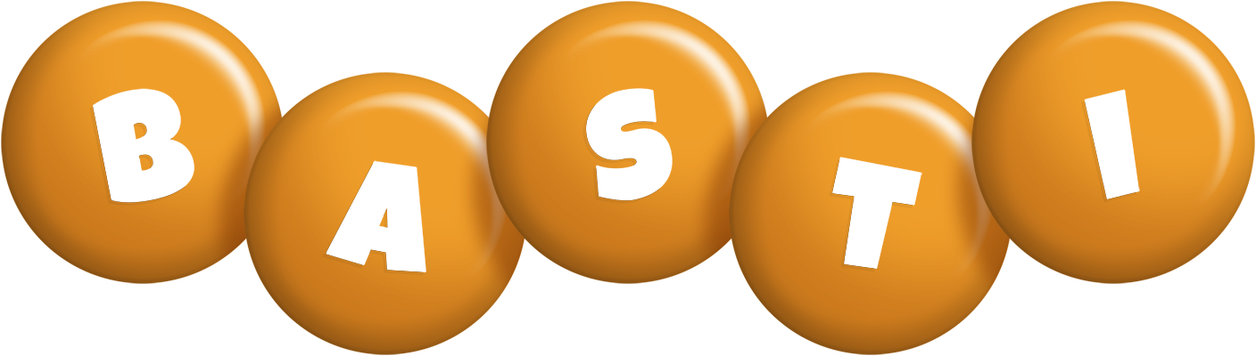 Basti candy-orange logo