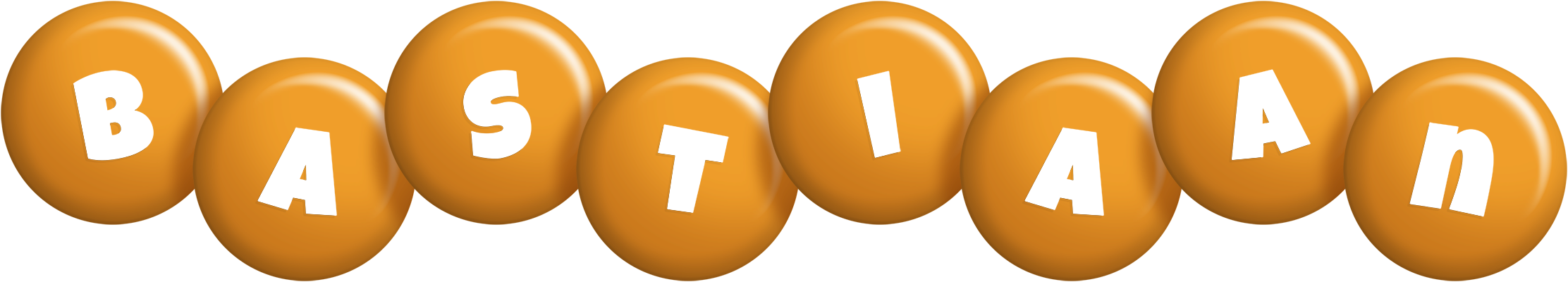 Bastiaan candy-orange logo