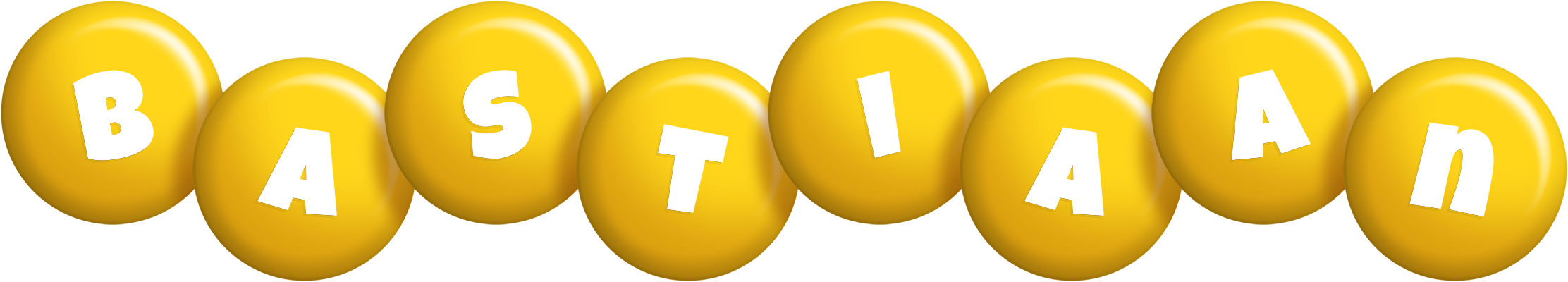 Bastiaan candy-yellow logo