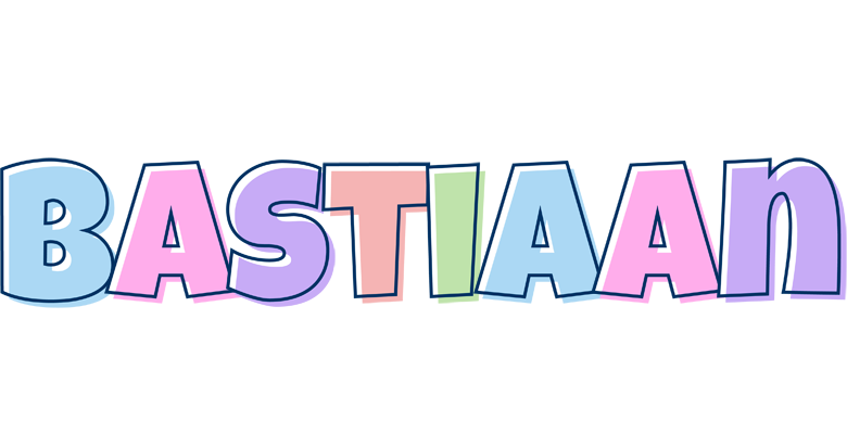 Bastiaan pastel logo