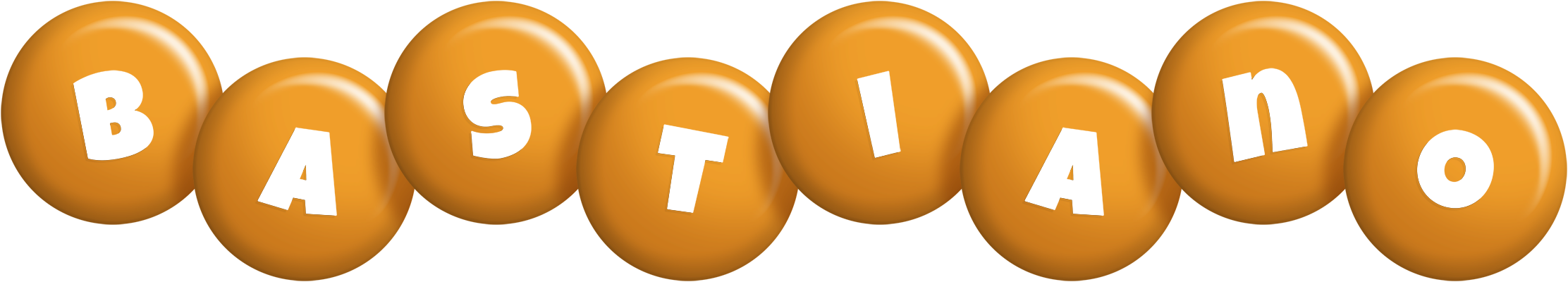 Bastiano candy-orange logo