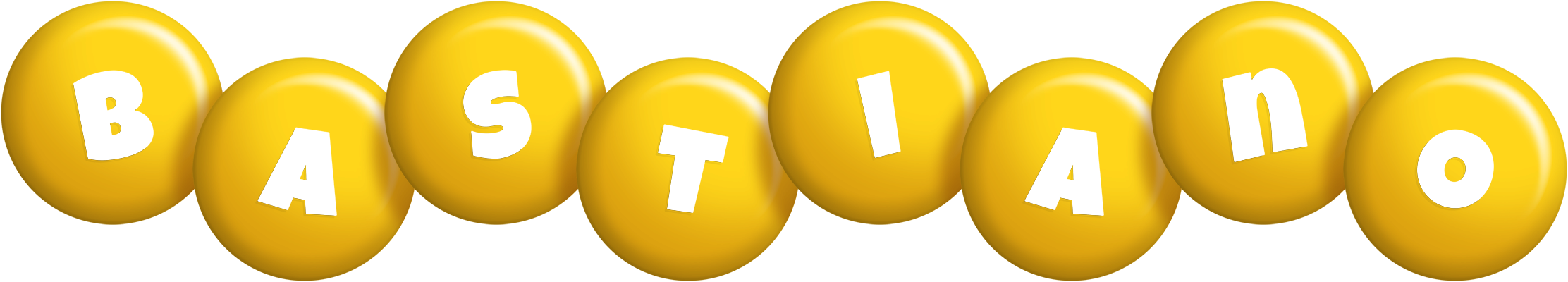 Bastiano candy-yellow logo