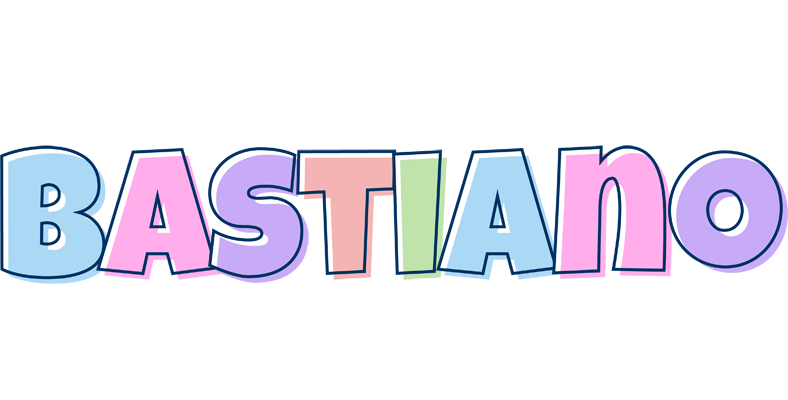 Bastiano pastel logo