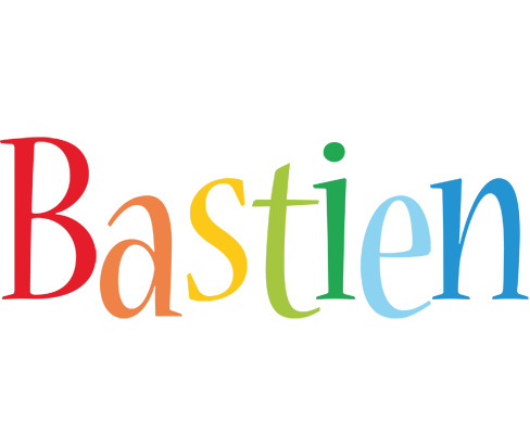 Bastien birthday logo