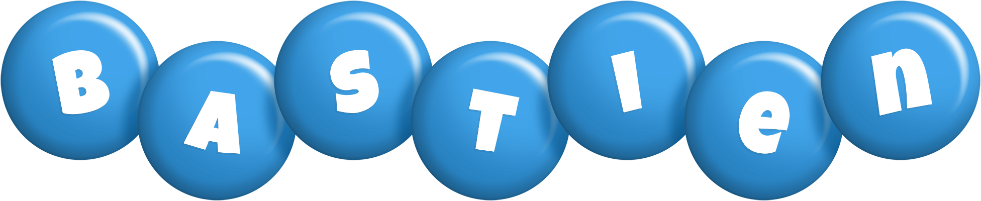 Bastien candy-blue logo