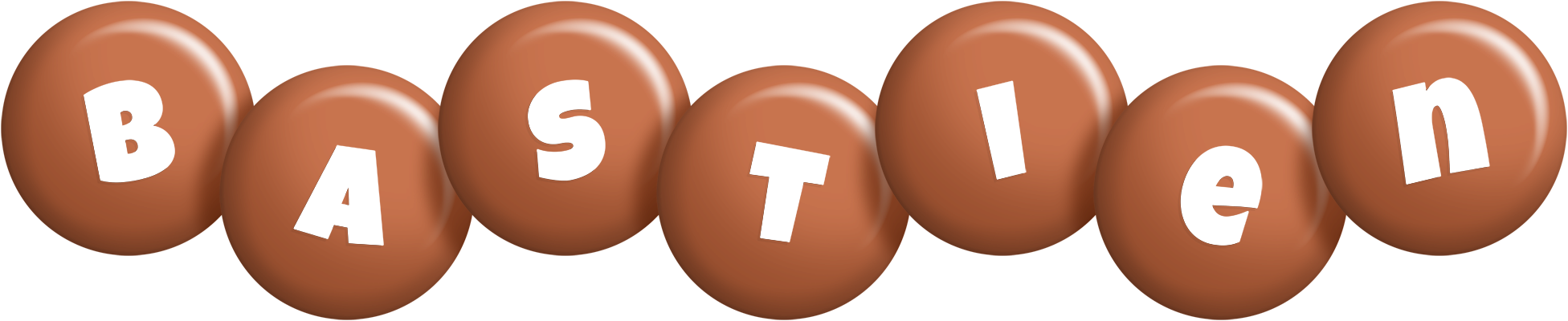 Bastien candy-brown logo