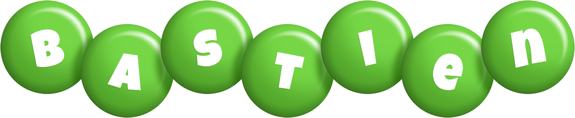 Bastien candy-green logo