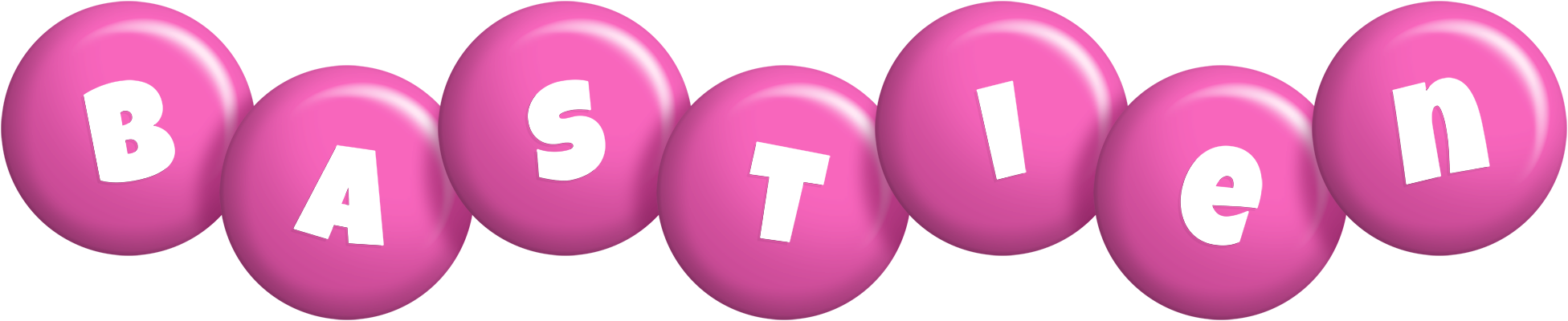 Bastien candy-pink logo