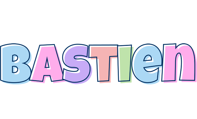 Bastien pastel logo