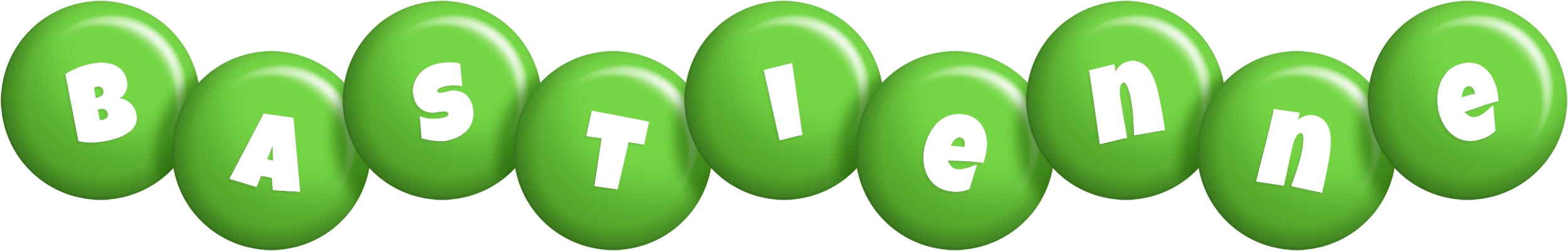 Bastienne candy-green logo