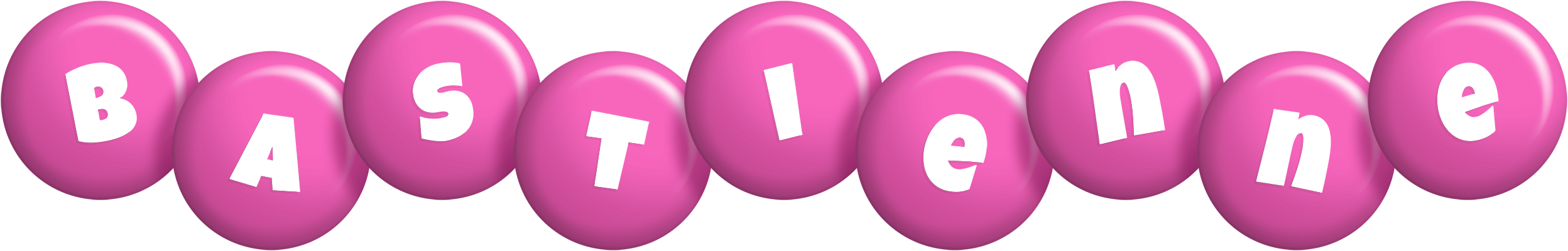 Bastienne candy-pink logo