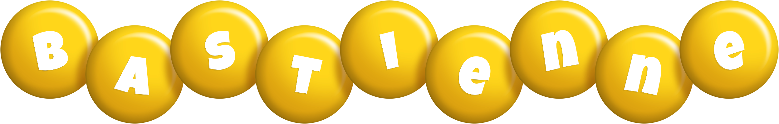 Bastienne candy-yellow logo