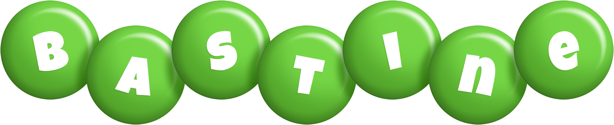 Bastine candy-green logo