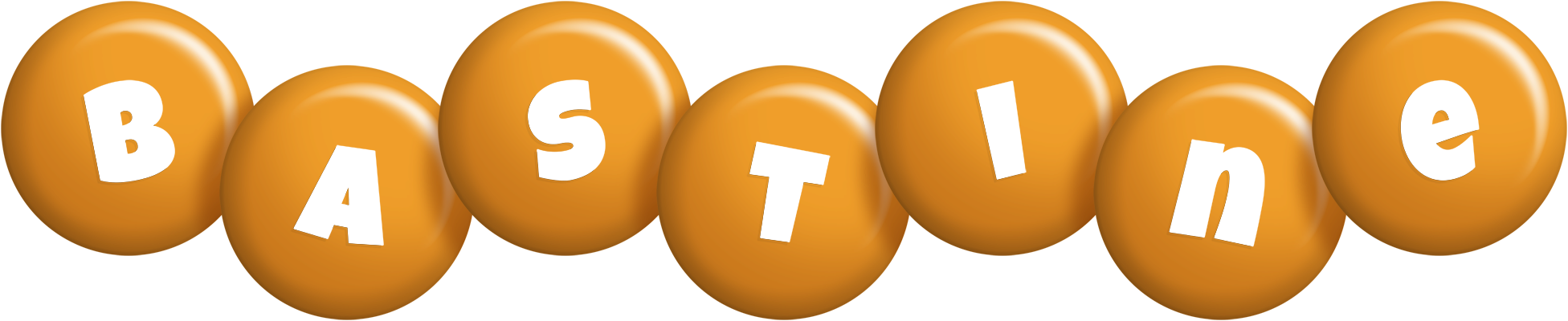 Bastine candy-orange logo