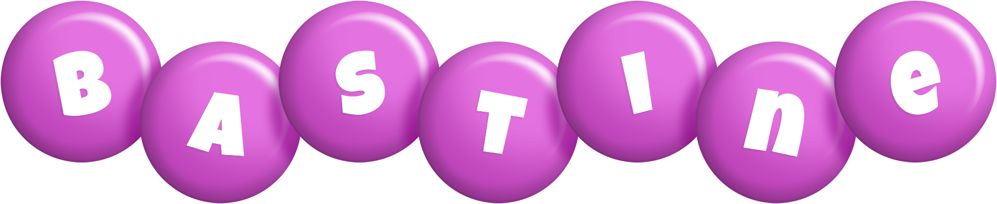 Bastine candy-purple logo