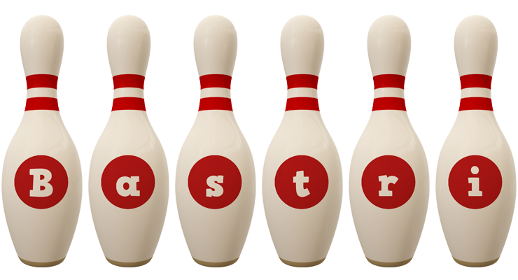 Bastri bowling-pin logo