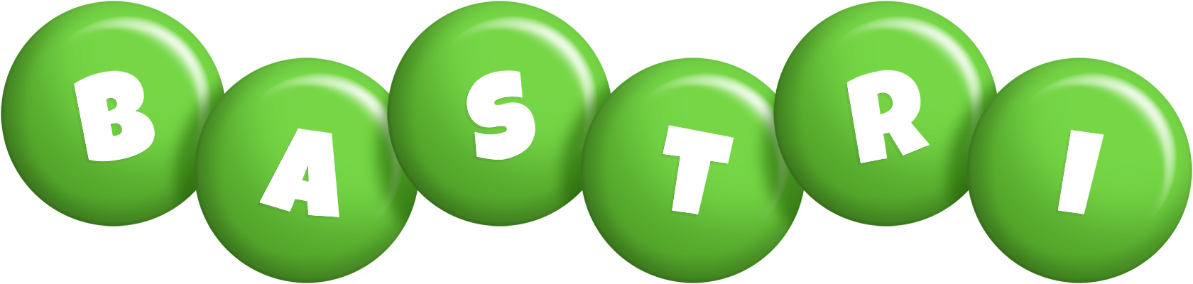 Bastri candy-green logo