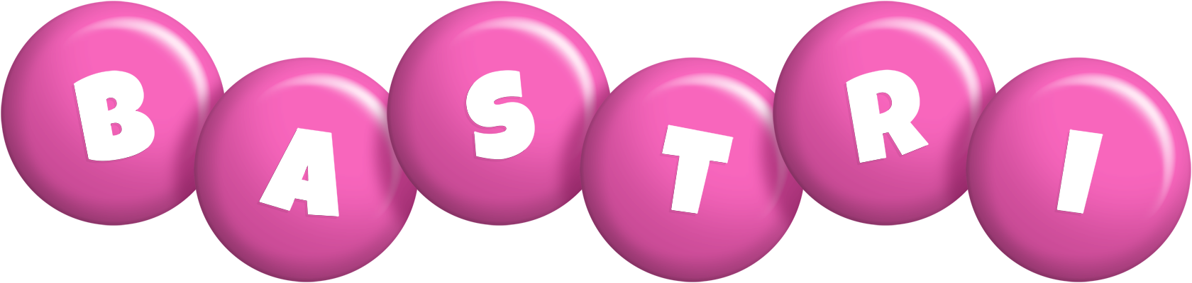 Bastri candy-pink logo