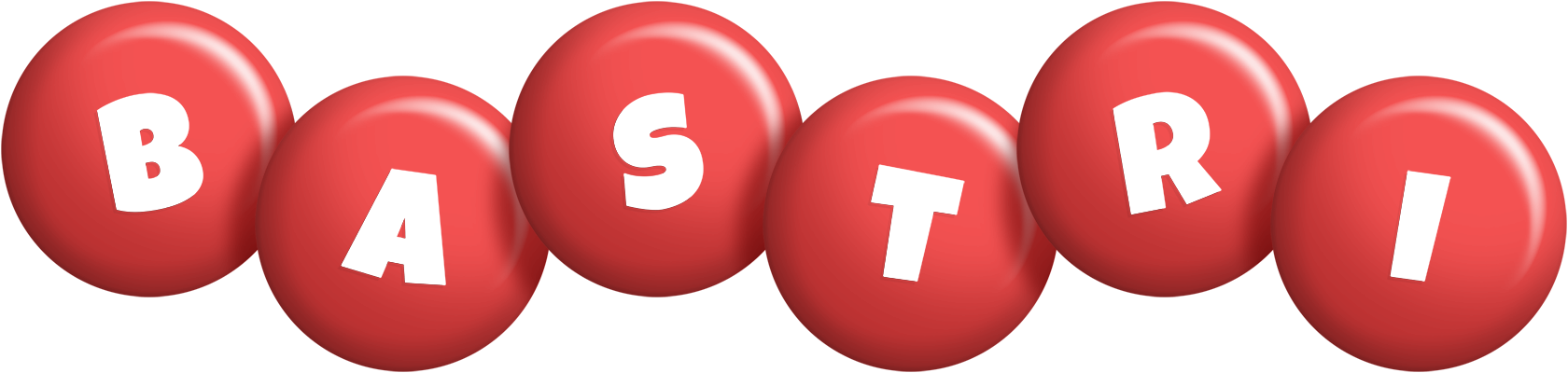 Bastri candy-red logo