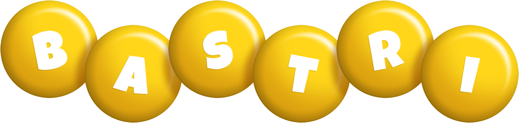 Bastri candy-yellow logo
