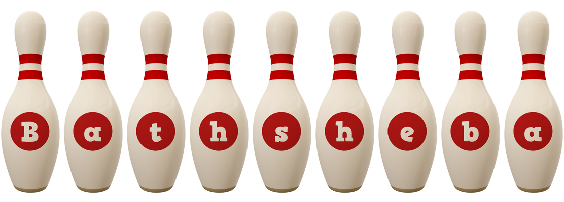 Bathsheba bowling-pin logo