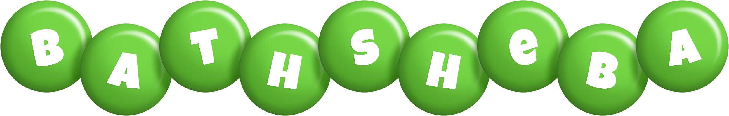 Bathsheba candy-green logo