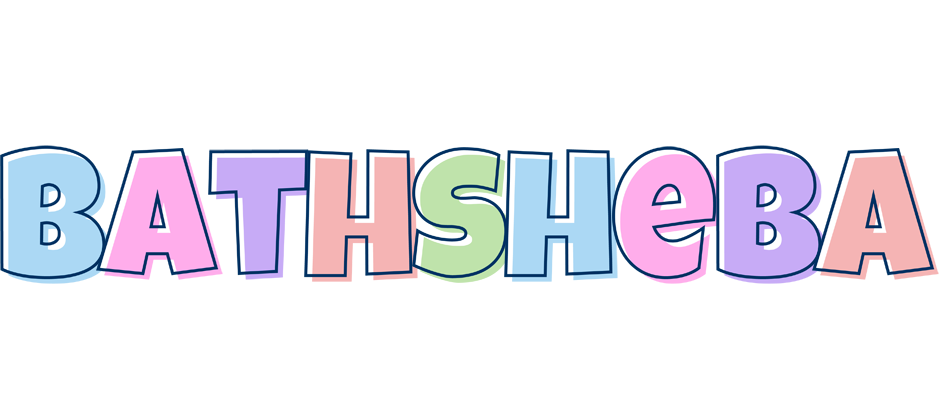 Bathsheba pastel logo
