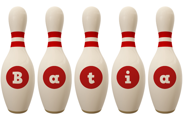 Batia bowling-pin logo