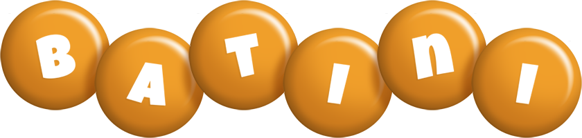 Batini candy-orange logo