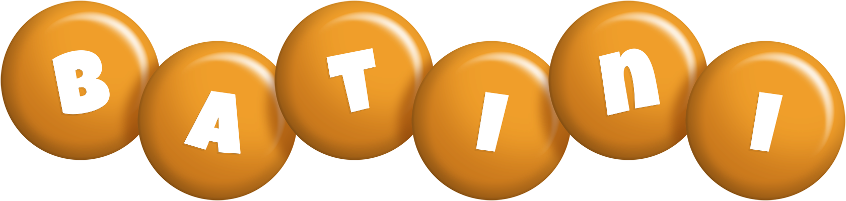 Batini candy-orange logo